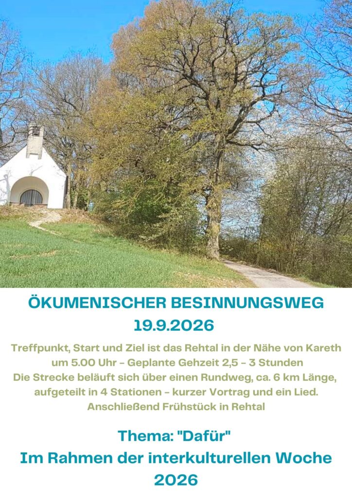 Plakat Besinnungsweg 19.09.26